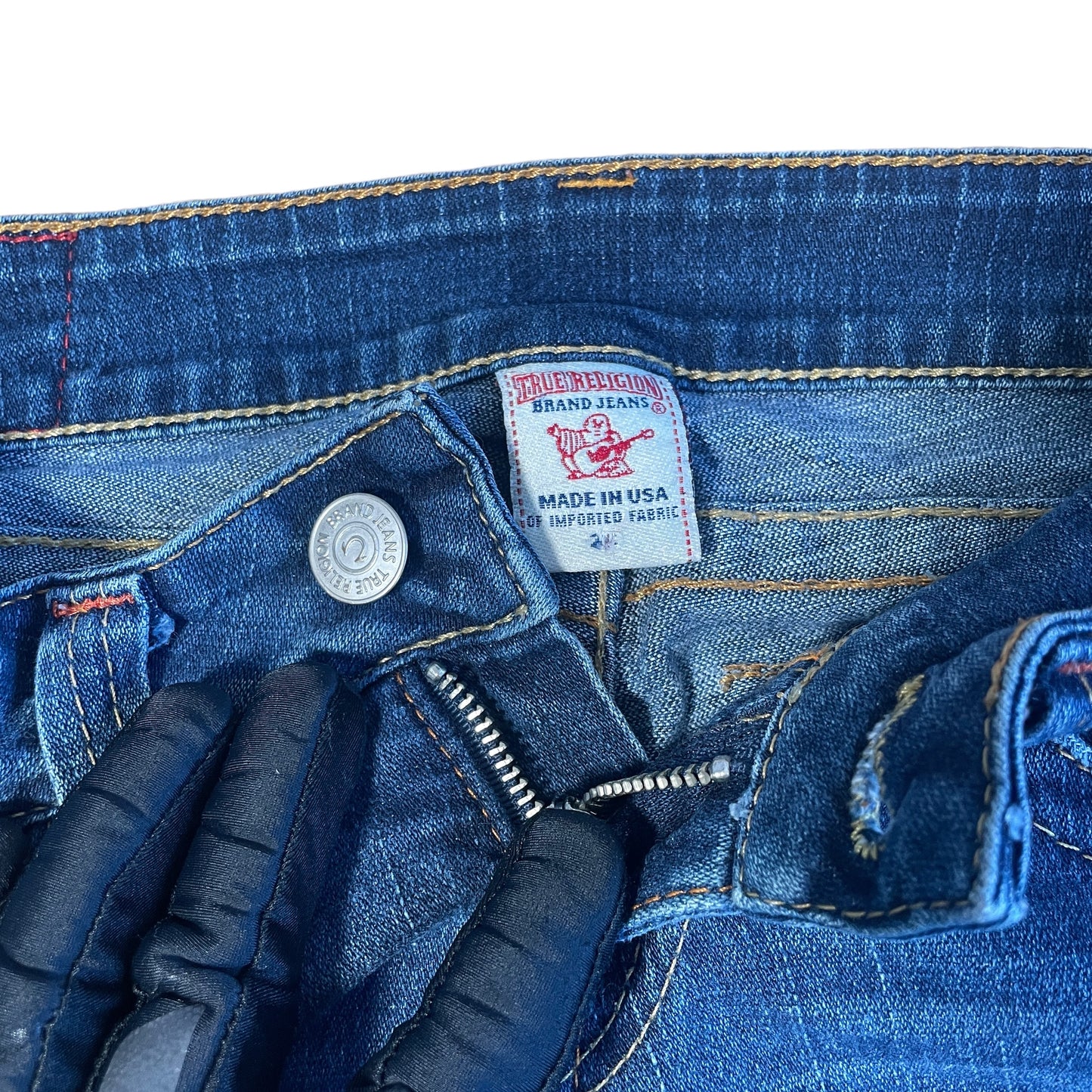 True Religion Jeans Thigh Repair 30"-32"