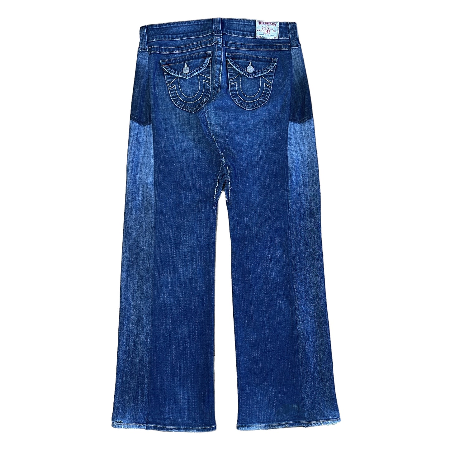 True Religion Jeans Thigh Repair  30"-32"