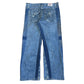 True Religion Jeans Stone Washed Thigh Repair 30"-32"