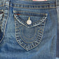 True Religion Jeans Thigh Repair  30"-32"