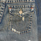 True Religion Jeans Stone Washed Thigh Repair 30"-32"