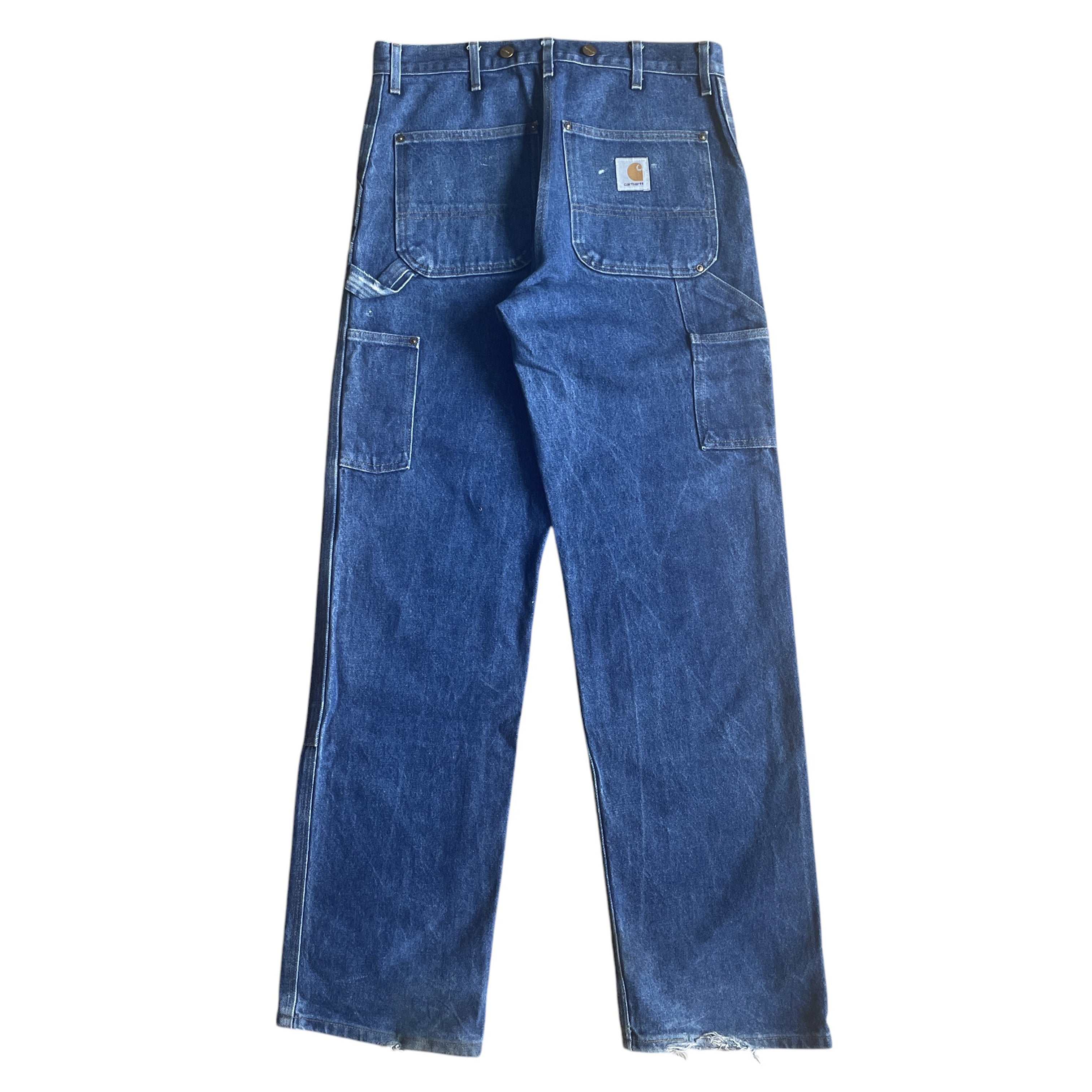パンツ carhartt double knee damage denim Carhartt Double Knee Pants B07 DNM Measurements Tag size