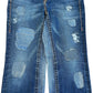 True Religion Jeans Thigh Repair rainbow stitch 30"-32"