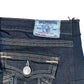 True Religion Jeans Black Denim Thigh Repair Pant 30"-32"