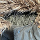 Repaired Military TYPE N-3B Style Fur Trim Patchwork Jacket MOD Olive [001]