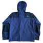 Repaired Waterproof Navy Ripstop Anorak - Tape seam, reinforced elbows. [002]