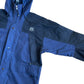 Repaired Waterproof Navy Ripstop Anorak - Tape seam, reinforced elbows. [002]