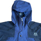 Repaired Waterproof Navy Ripstop Anorak - Tape seam, reinforced elbows. [002]