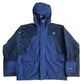Repaired Waterproof Navy Ripstop Anorak - Tape seam, reinforced elbows. [002]