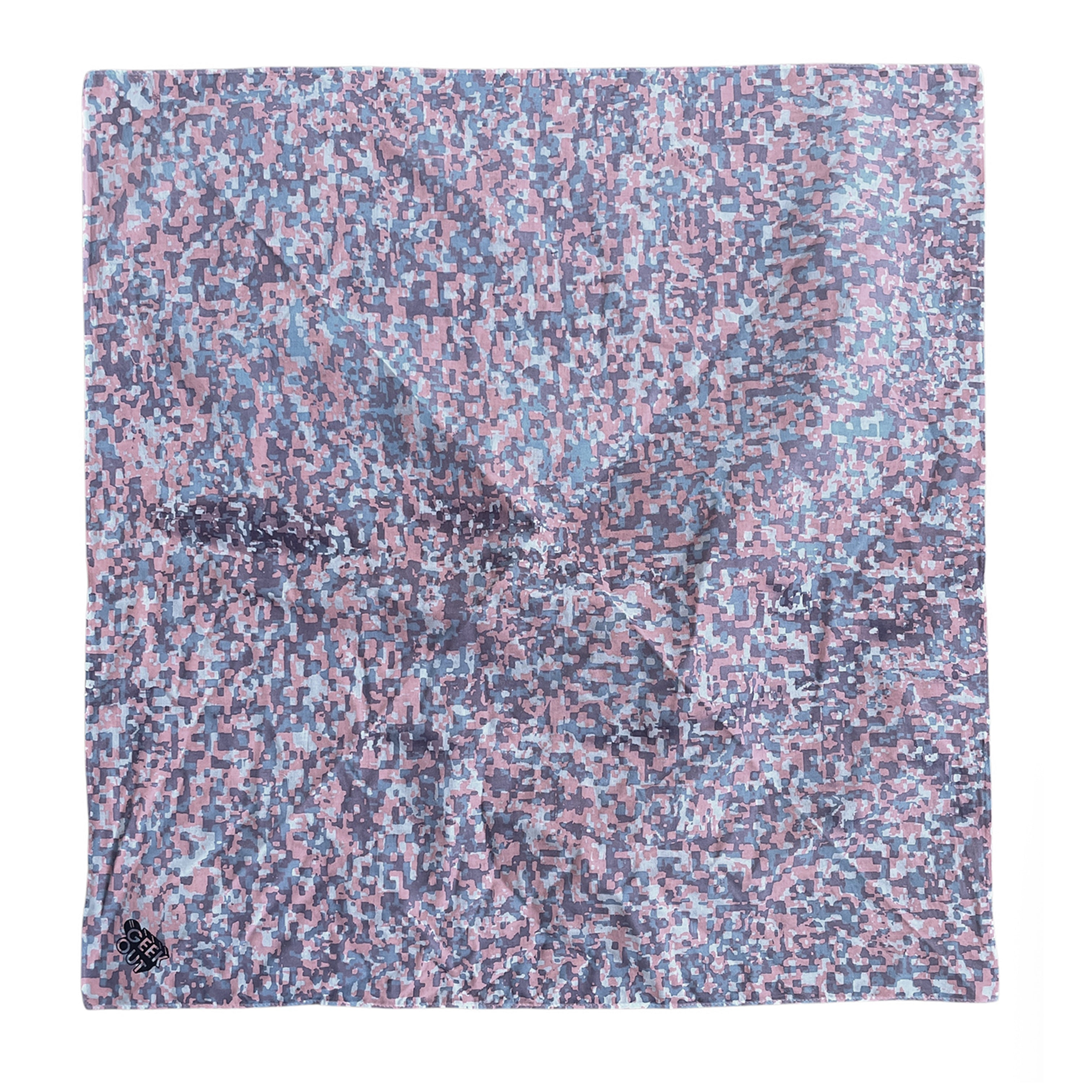 Geek Out Heat reactive Digi Camo Balaclava - Plum and Blue Changes