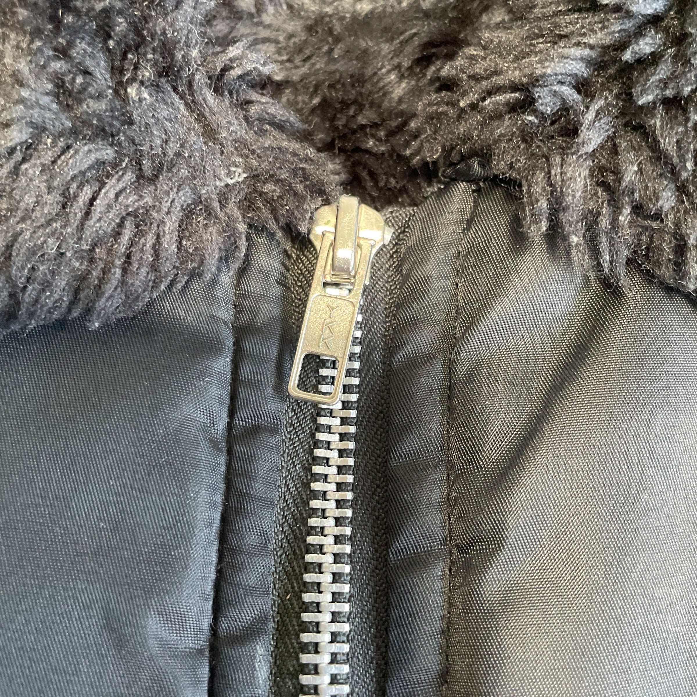 Repaired Military Type B-15 Style Jacket MOD Fur Collar Fur