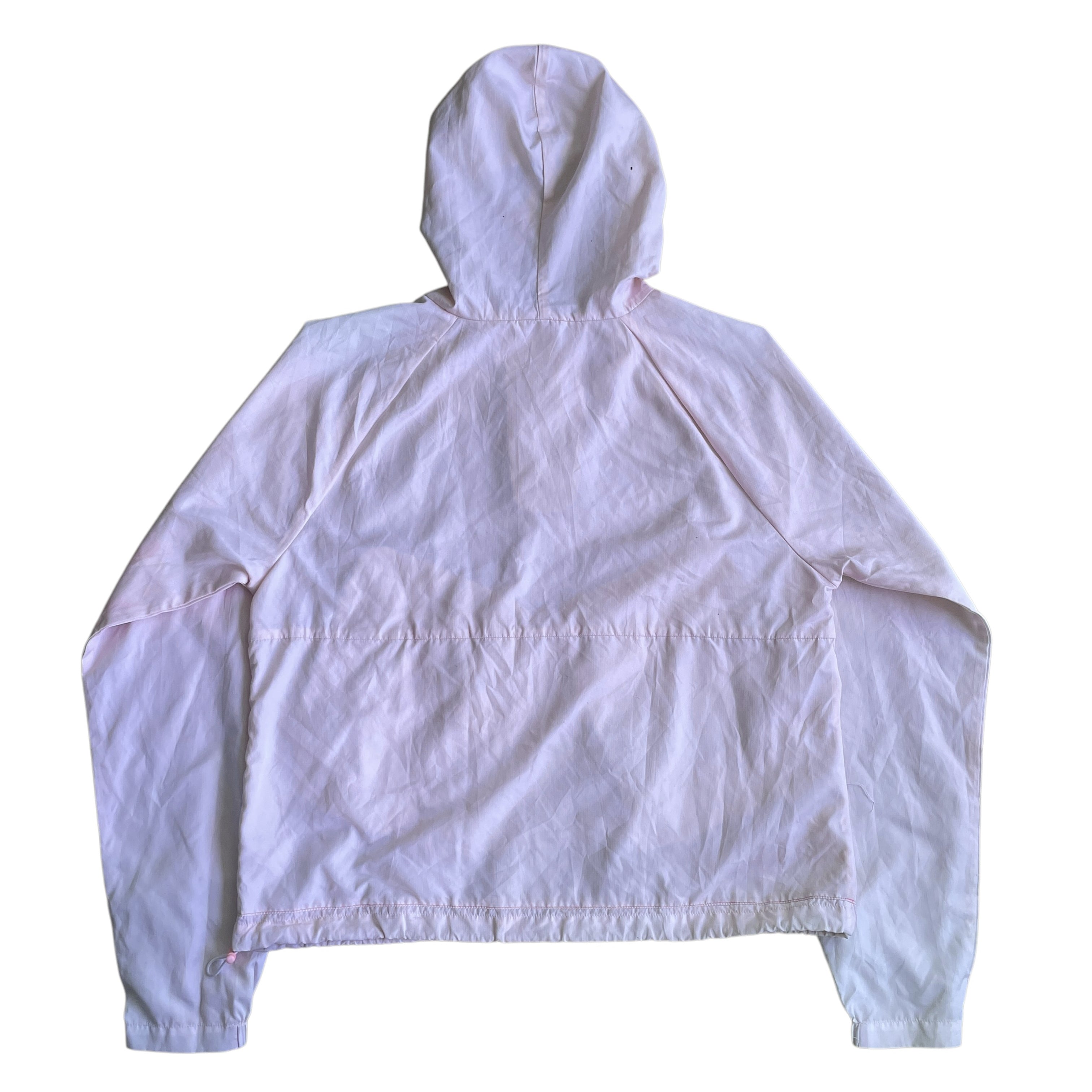 Over-dyed pink Ripstop Anorak - USN Rain parka style. [003