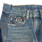 True Religion Jeans Stone Washed Thigh Repair 30"-32"