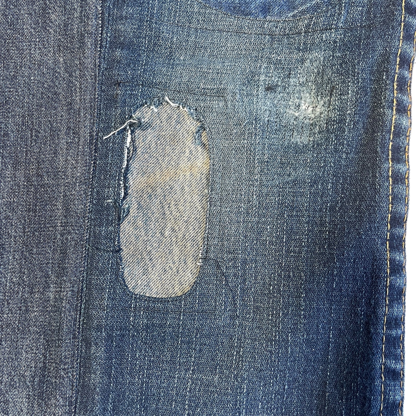 True Religion Jeans Thigh Repair  30"-32"