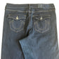 True Religion Jeans Black Black Thigh Repair Pant 32"