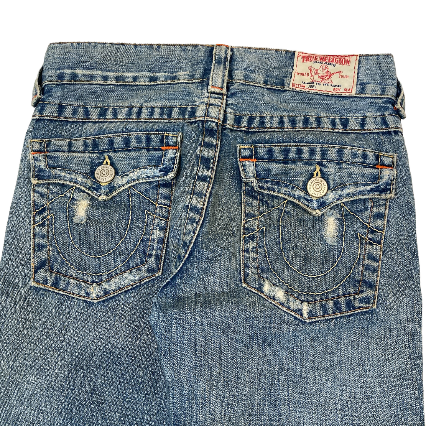 True Religion Ripped Denim Jeans [size 14]