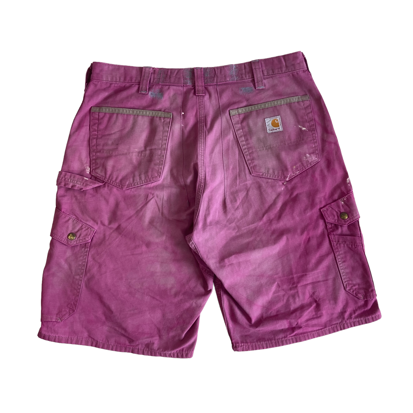 Carhartt Pink Over-dye Cargo Cotton Ripstop Short  [ 001 ]