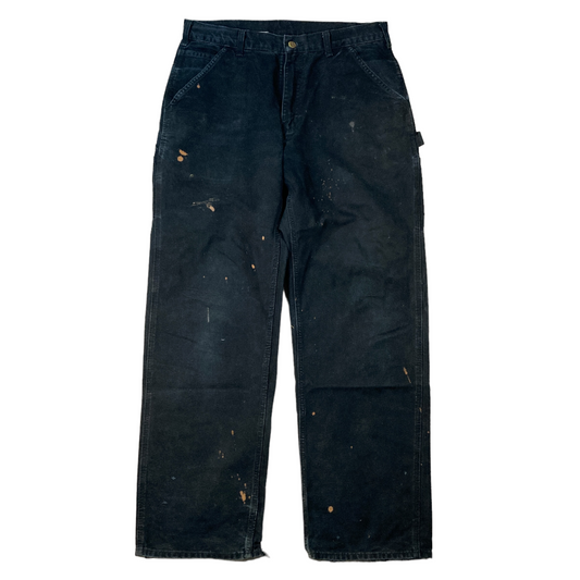 Carhartt Black Bleach splatter Pant [ 059 ]