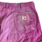 Carhartt Pink Over-dye Cargo Cotton Ripstop Short  [ 001 ]