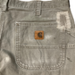 Carhartt Grey Plaid Patchwork Painter Shorts [ 048 ]