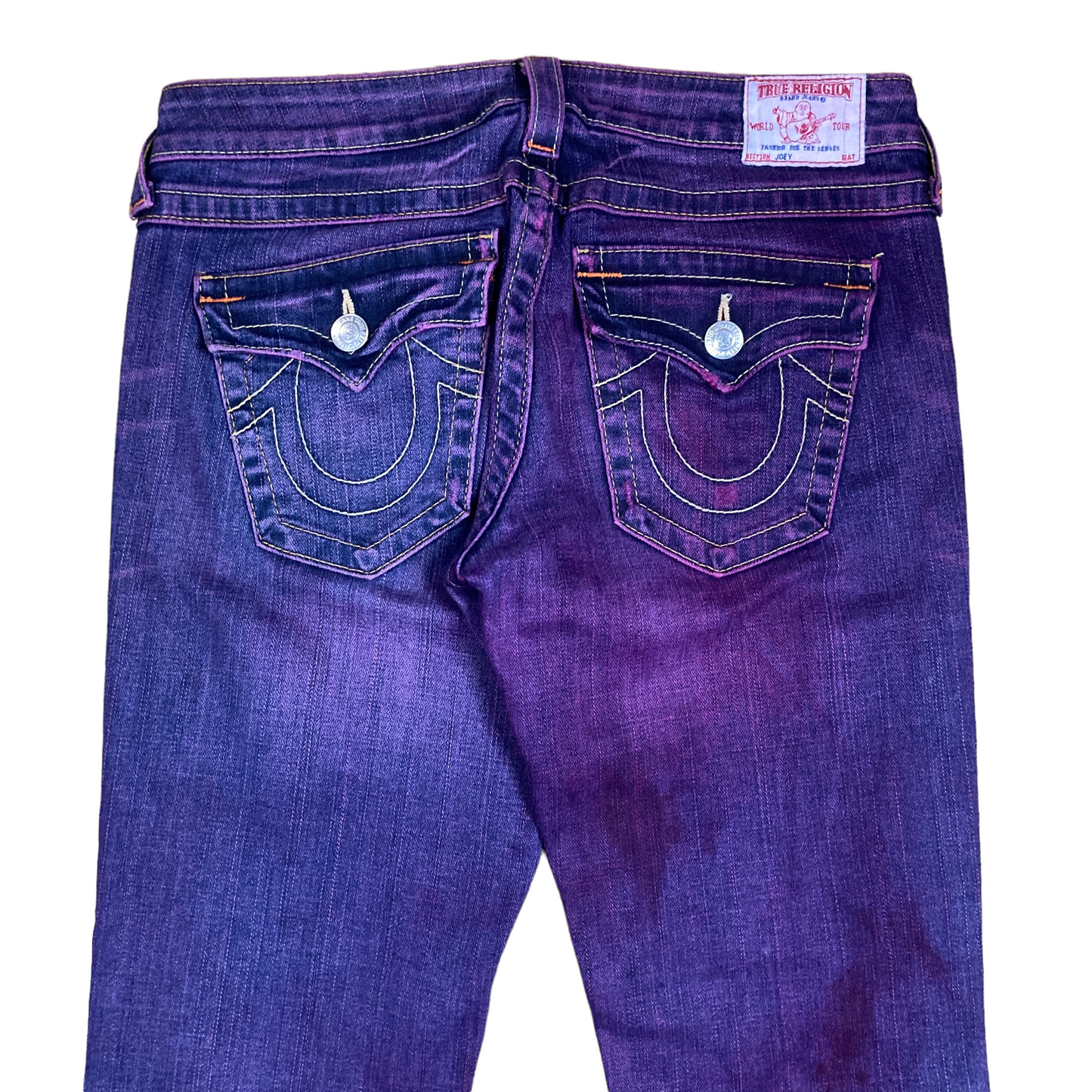 True Religion Pink Over-dye Denim 29"