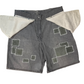 Carhartt Grey Patchwork Painter Shorts [ 043 ]