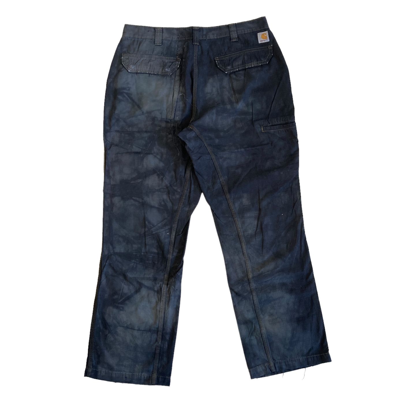 Carhartt Black Re-Active Dye Knee Dart Risptop Pant [ 022 ]