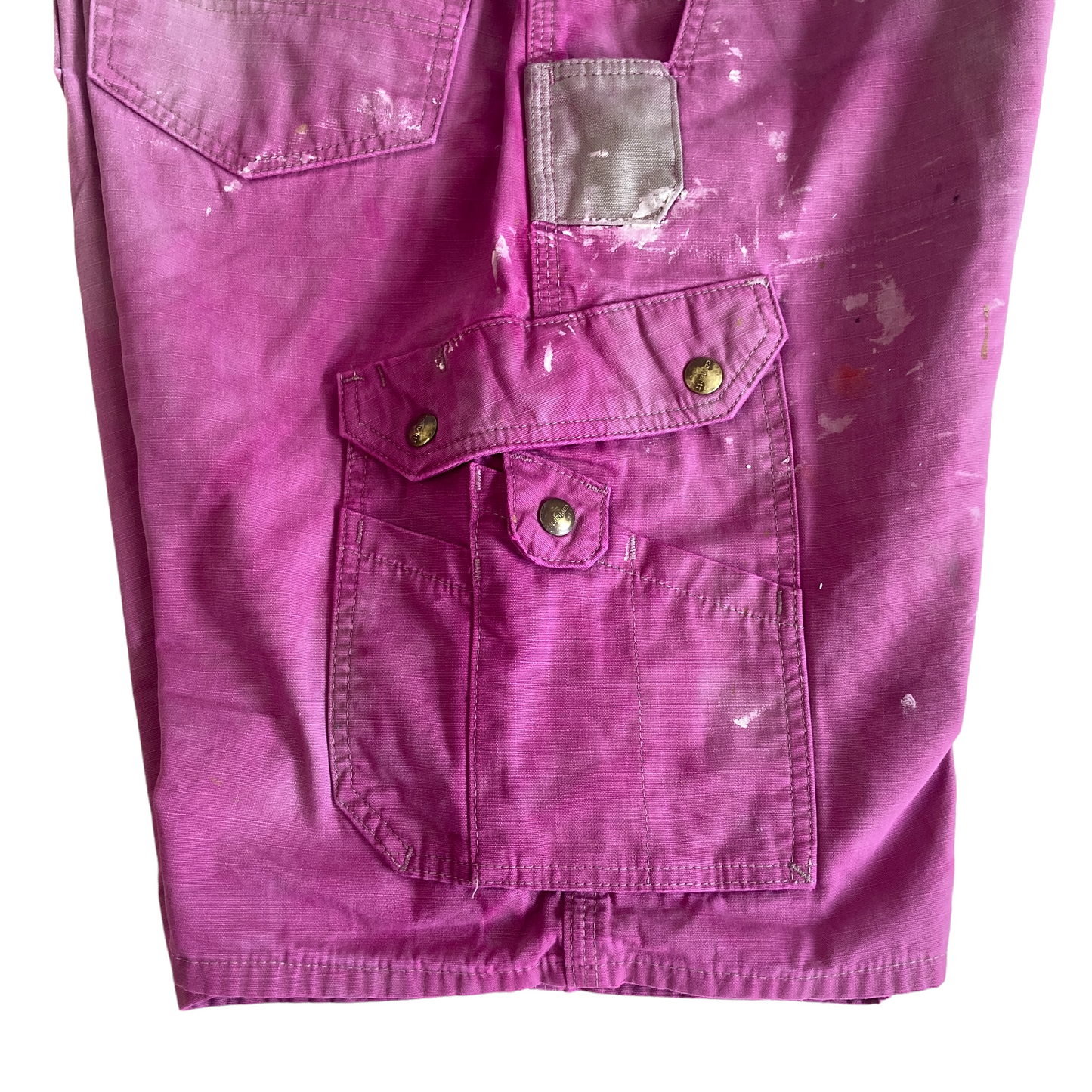 Carhartt Pink Over-dye Cargo Cotton Ripstop Short  [ 001 ]