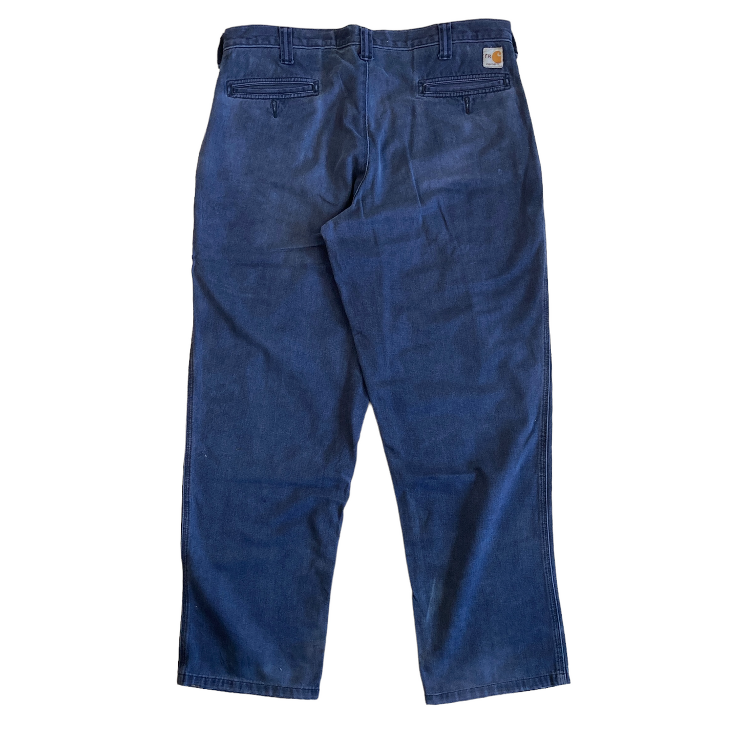 Carhartt Navy Plaid Repairs Pant  [ 026 ]