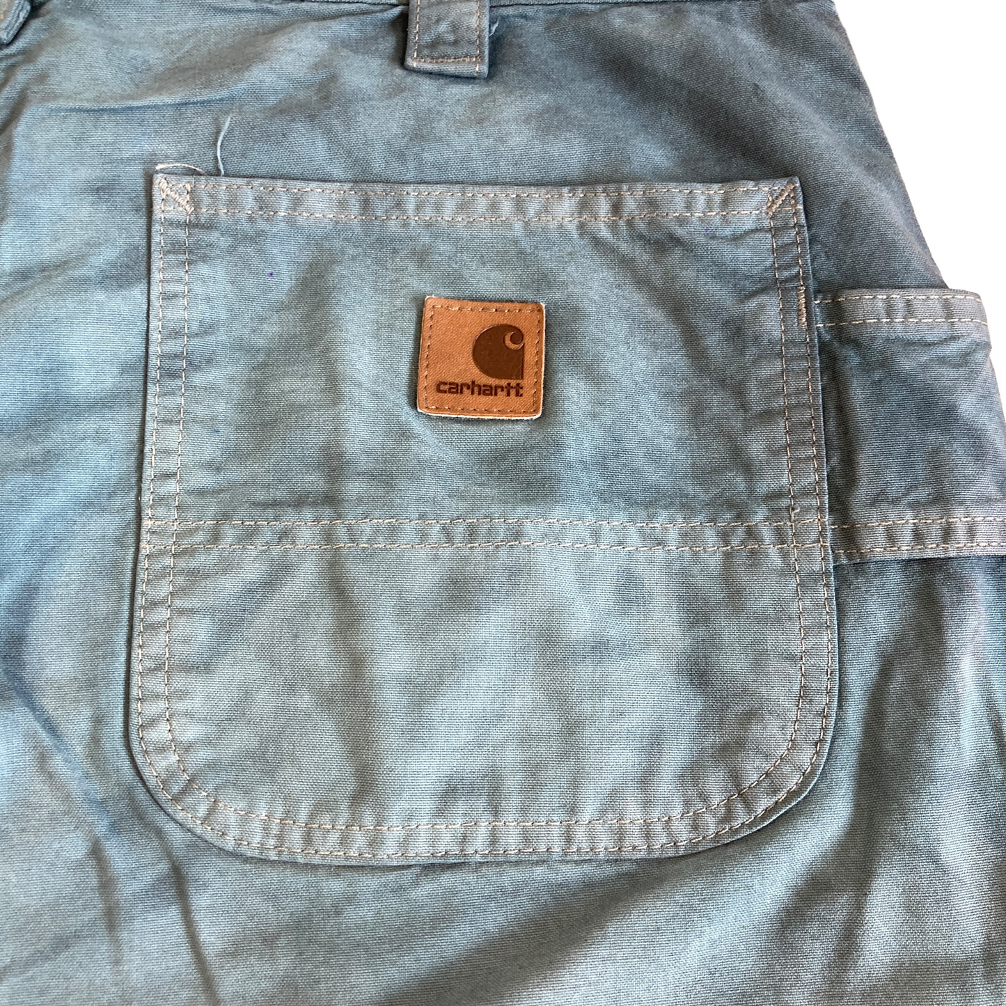 Carhartt Blue Over-dye Cargo Short [ 010 ]