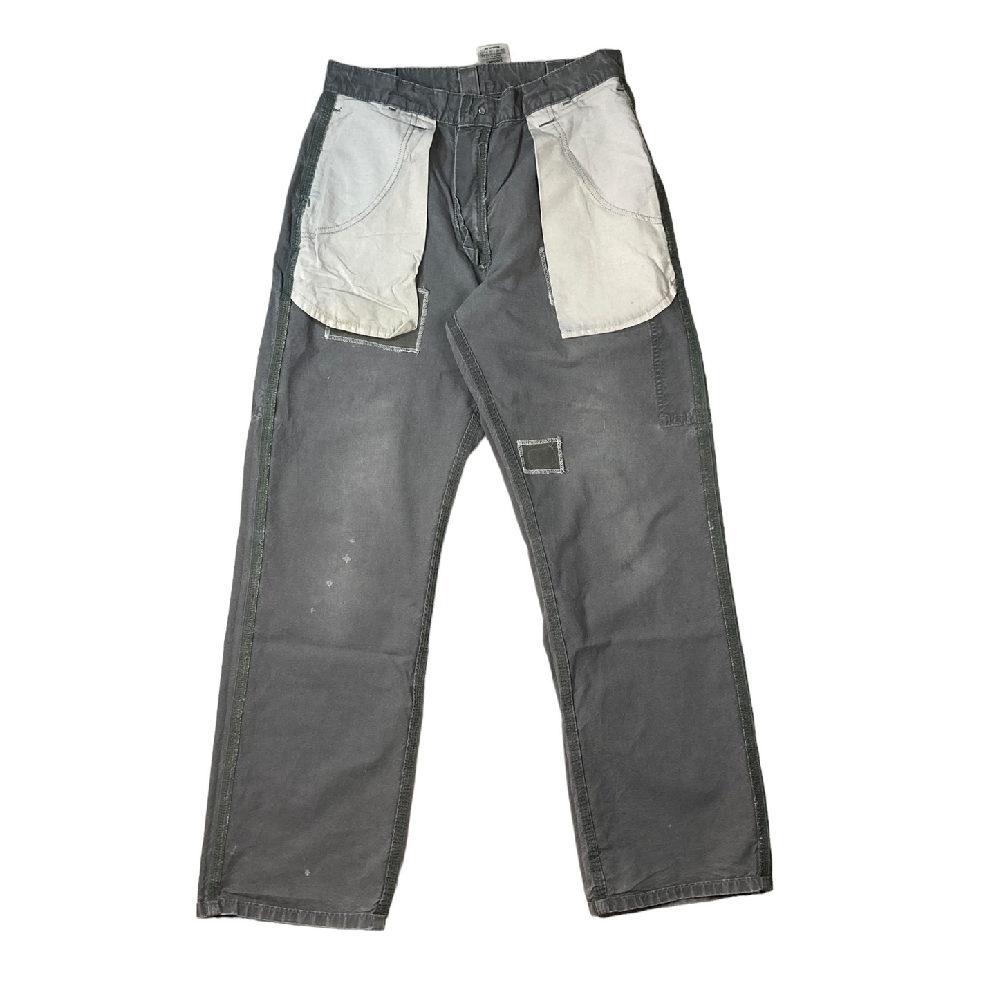 Carhartt  Grey Monochrome Repaired Painter Pant  [ 037 ]