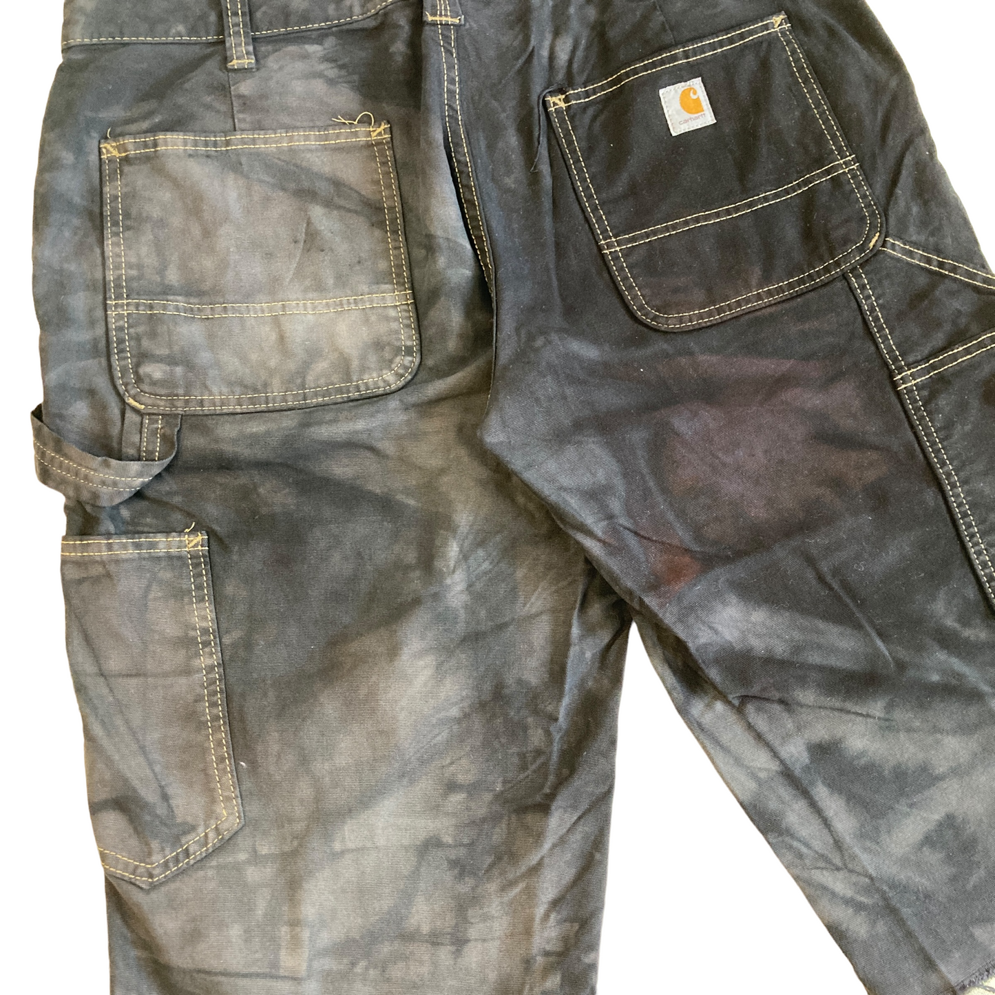 Carhartt Black Over-dye w beige contrast stitch Painter Short [ 015 ]