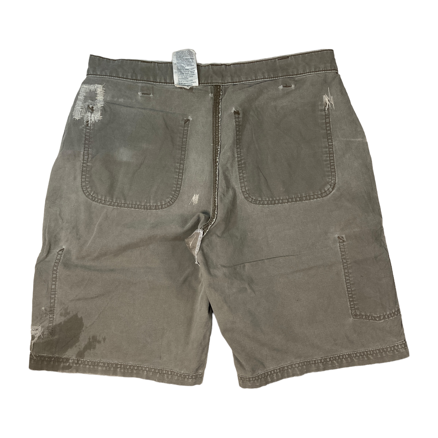 Carhartt Grey Plaid Patchwork Painter Shorts [ 048 ]