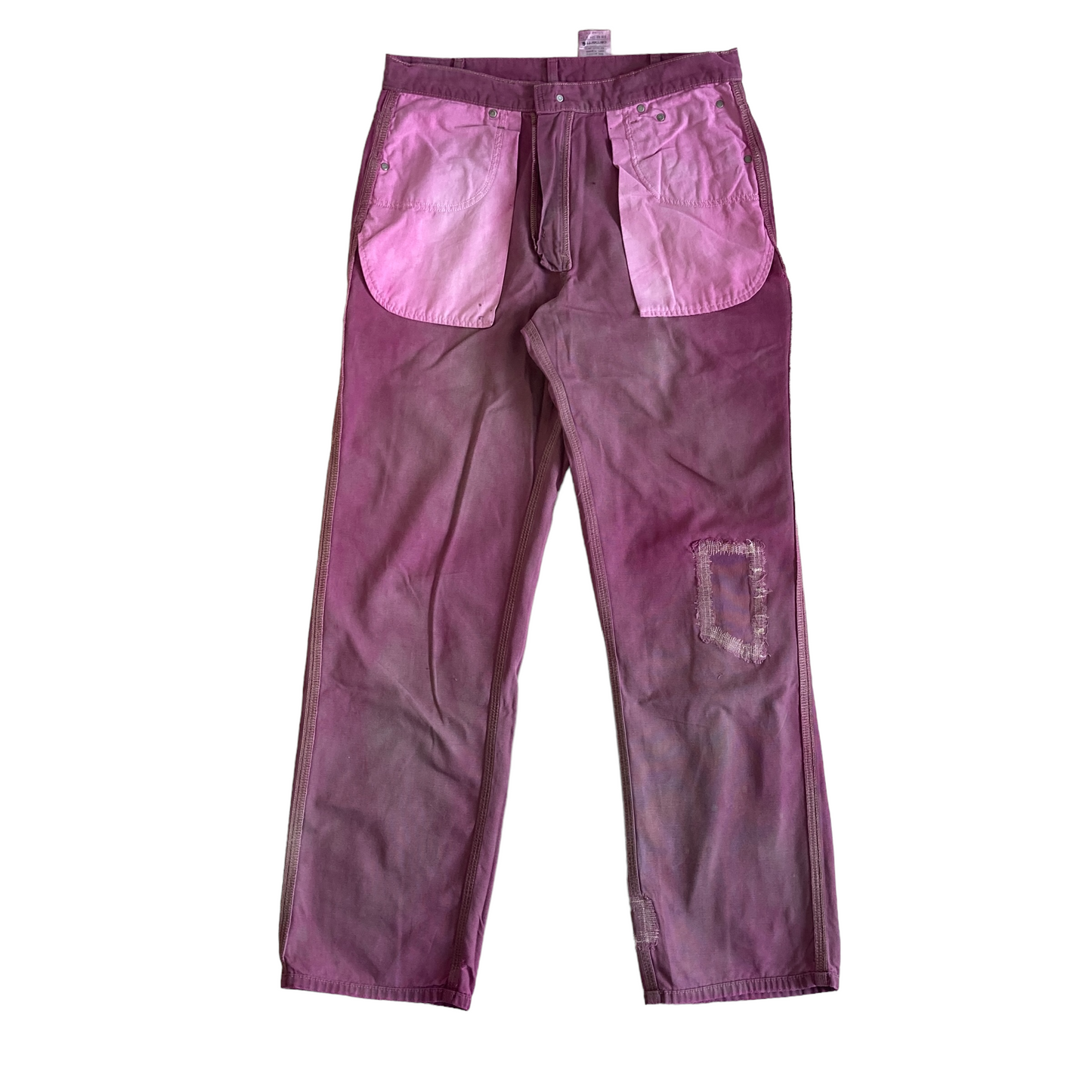 Carhartt Pink Re-active Dye Painter Cotton Pant [ 006 ]