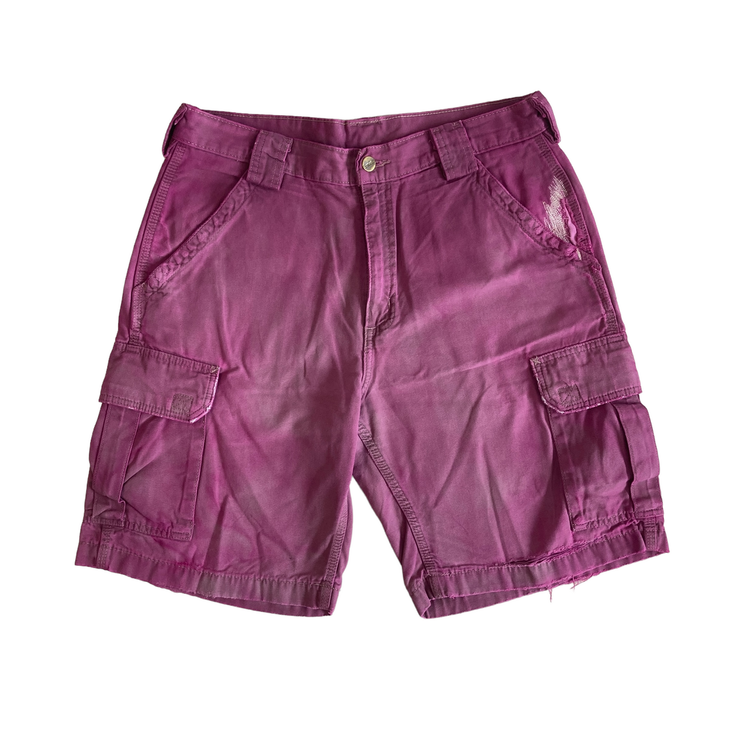 Carhartt Pink Over-dye Cargo Cotton Canvas Short [ 002 ]