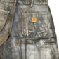 Carhartt Black Over-dye Welt Pocket Painter Short [ 016 ]