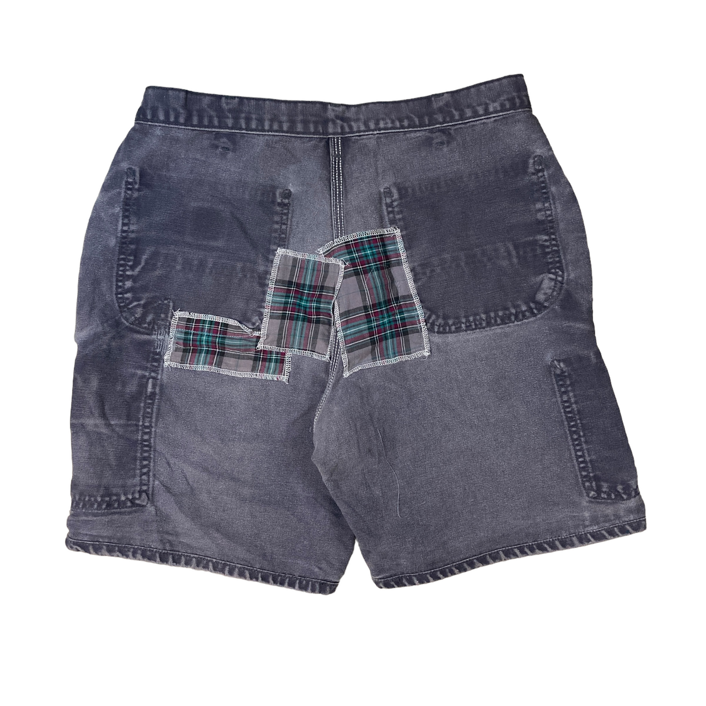 Carhartt Grey Heavy Repaired Painter Shorts [ 044 ]