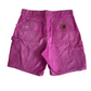 Carhartt Pink Over-dye Painter Cotton Canvas Short [ 003 ]