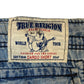 True Religion Light Baggy Denim Cargo Short 34"