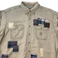 Carhartt Beige Patchwork Over Shirt [ 063 ]