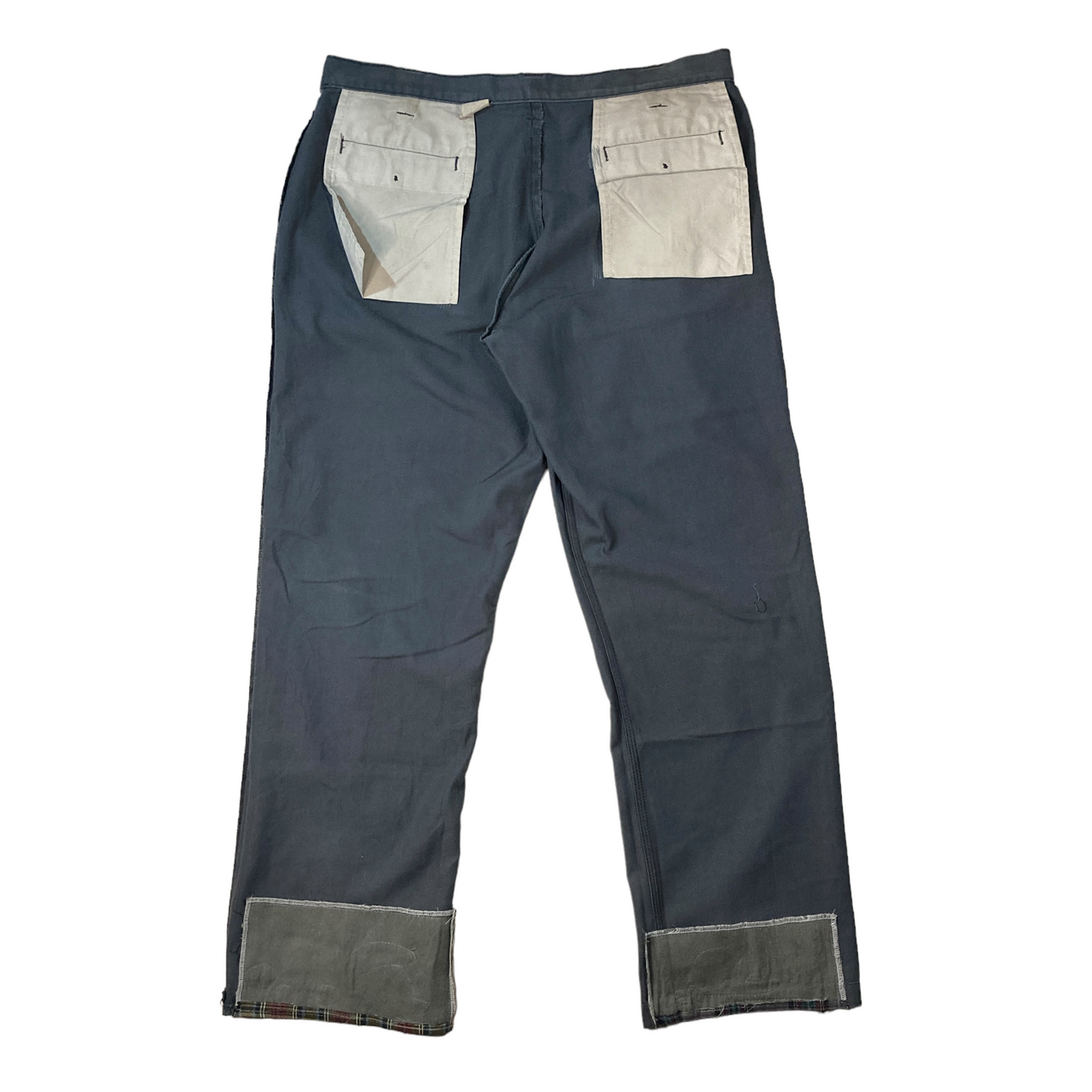 Carhartt Grey Repaired Plaid Patch Chino Pant [ 039 ]