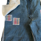 Carhartt Black Overall Plaid Patch Repair [ 067 ]