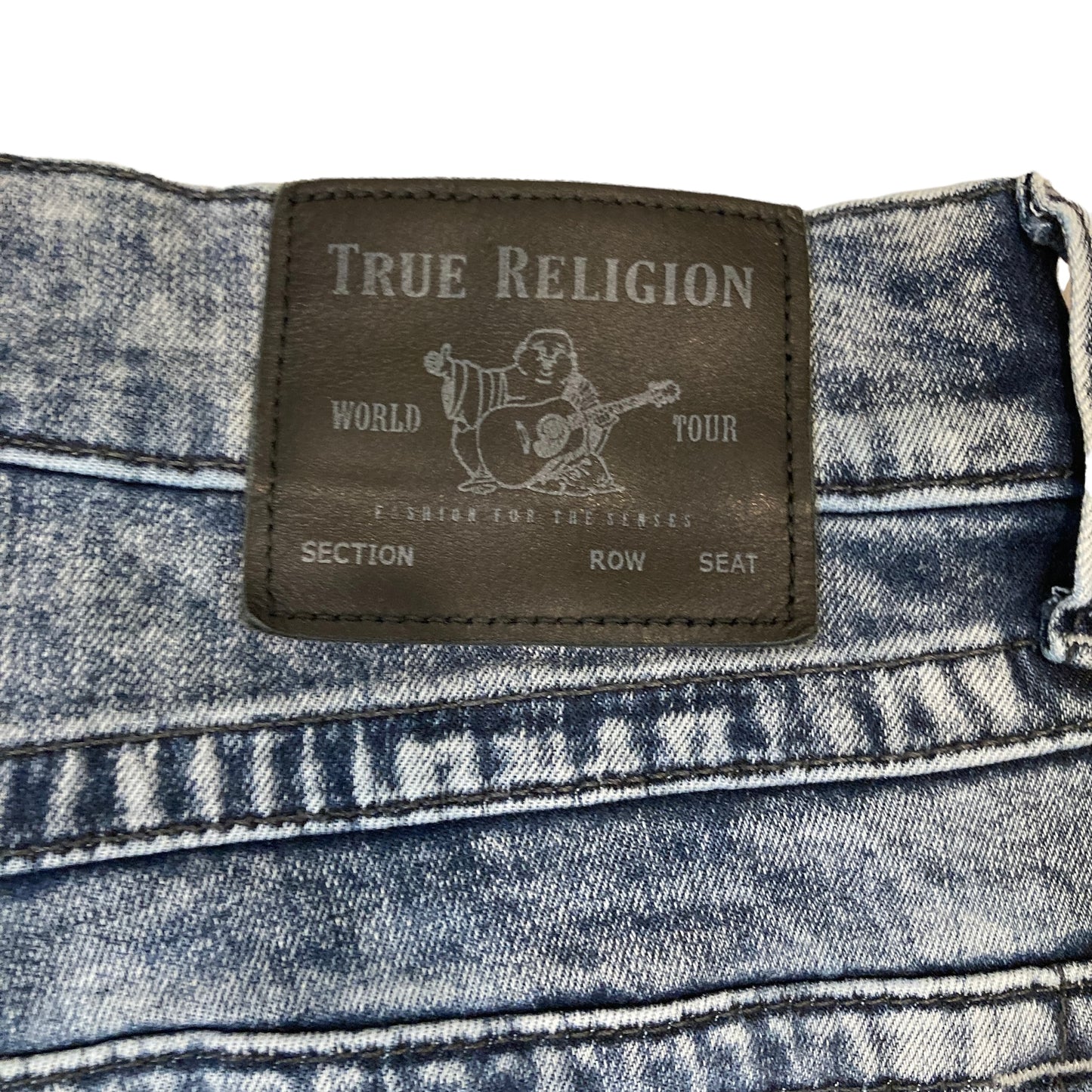 True Religion Acid Wash Denim Jeans 32"