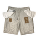 Carhartt Repaired Cream/Khaki Cargo Shorts [ 050 ]