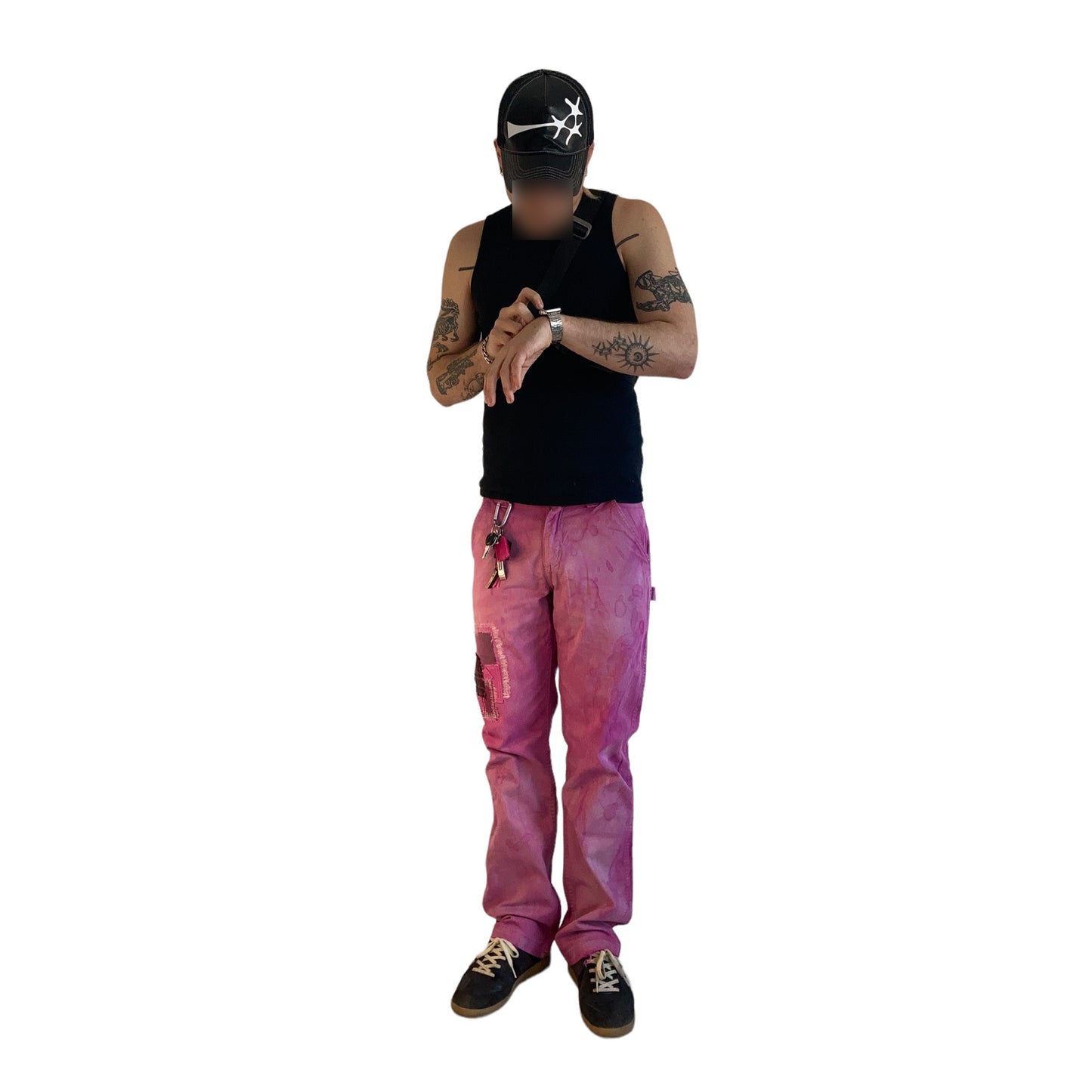 Carhartt Pink Over-dye Painter Pant [ 007 ]