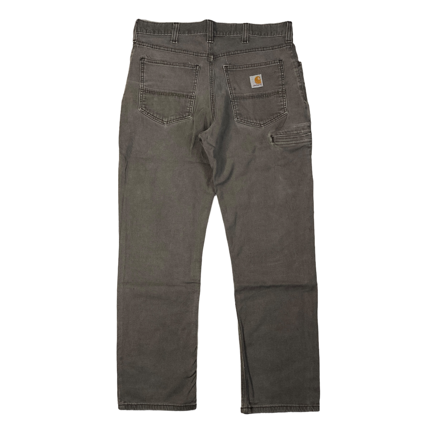 Carhartt Chocolate Double Knee Plaid Patch Pant  [ 034 ]