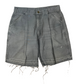 Carhartt Grey Pleated Raw Hem Shorts [ 040 ]