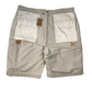 Carhartt Repaired Cream/Khaki Cargo Shorts [ 050 ]