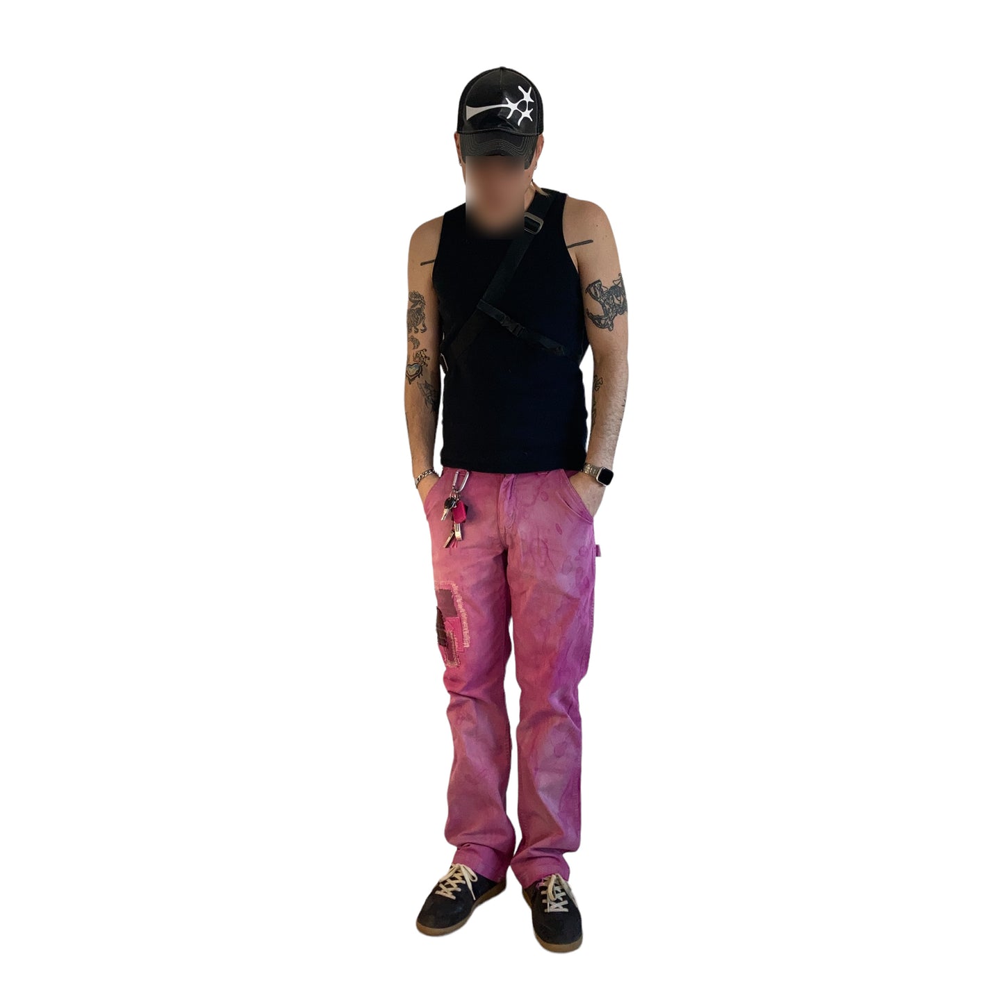 Carhartt Pink Over-dye Painter Pant [ 007 ]