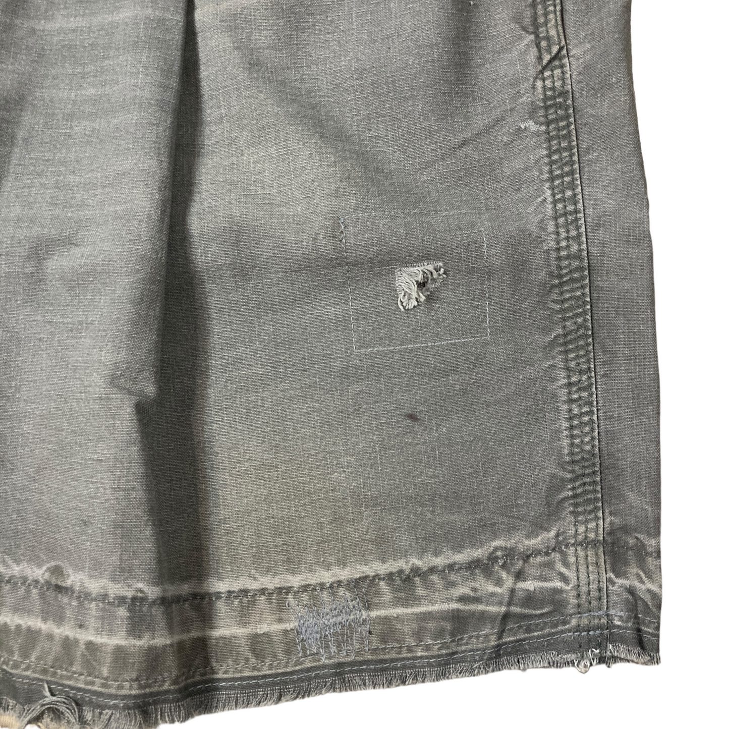 Carhartt Grey Pleated Raw Hem Shorts [ 040 ]